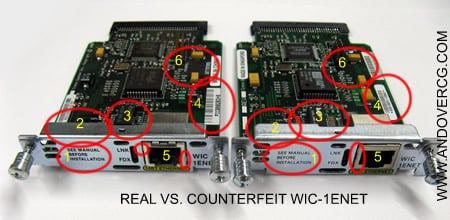 Counterfeit Cisco WIC-1DSU-T1