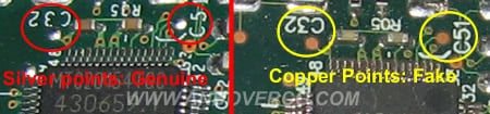 copper points on WIC-1ENET comparison