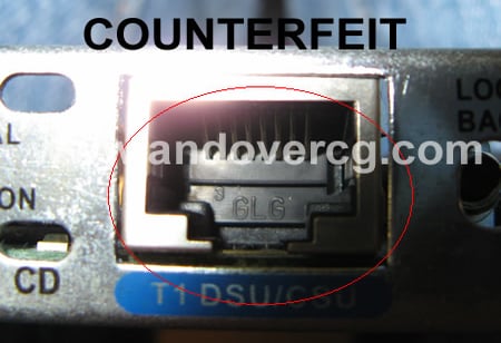 COUNTERFEIT 2 RJ45 JACK