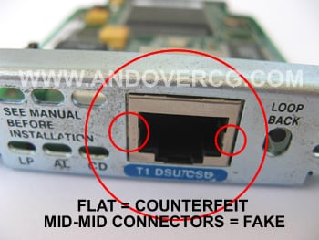 Fake Flat RJ45 WIC-1DSU-T1 V2