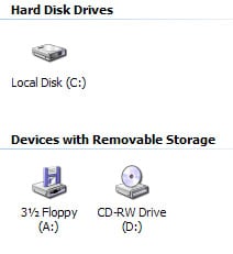 Finding Hard Drive Size