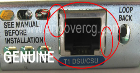 REAL CISCO WIC-1DSU-T1 FRONT HIGH LOW