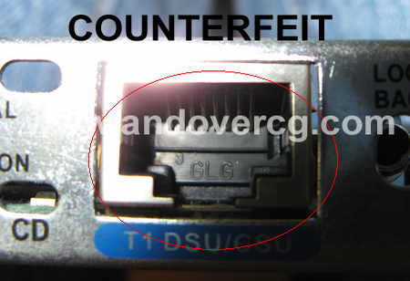COUNTERFEIT 2 RJ45 JACK