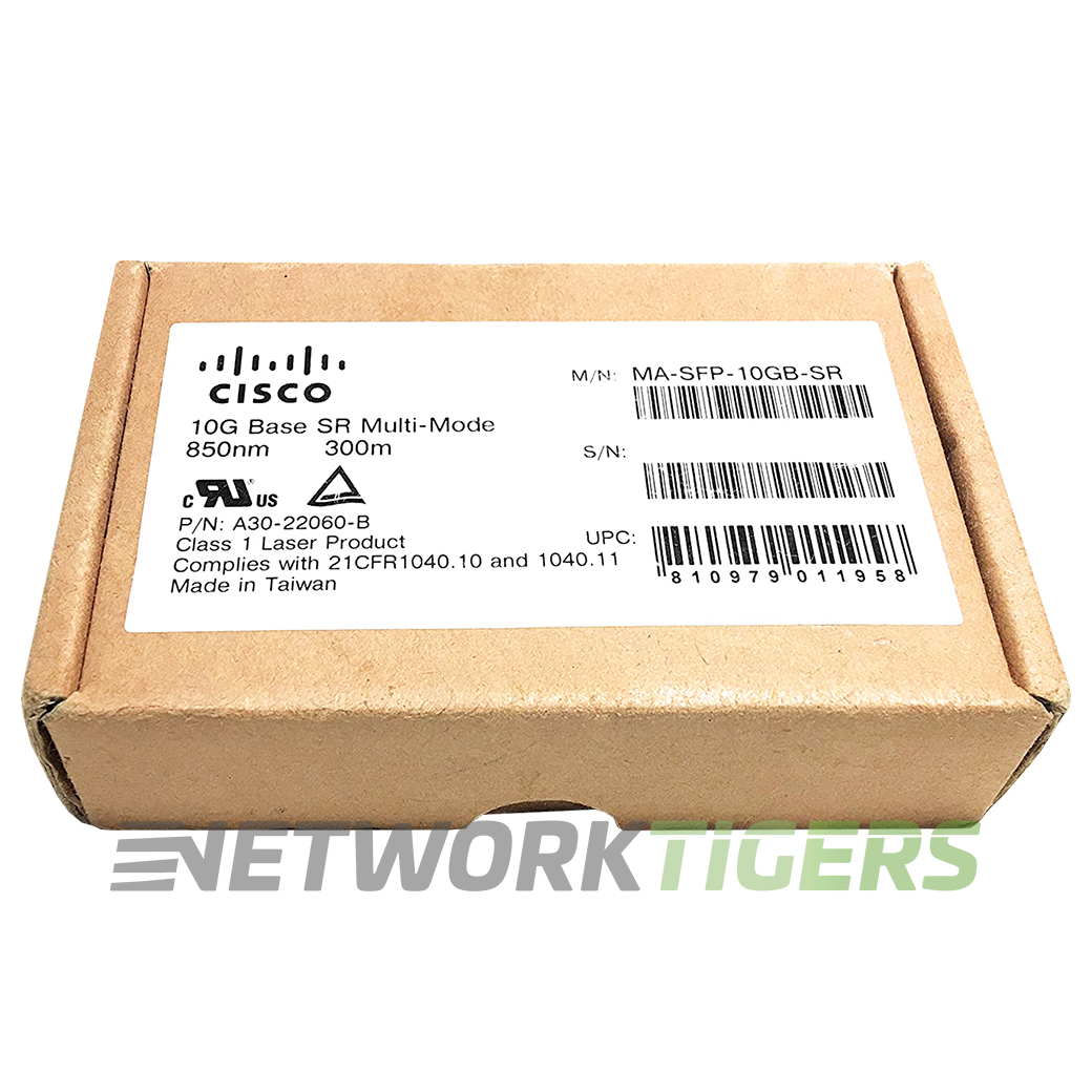 NEW Cisco Meraki MA-SFP-10GB-SR 10GB BASE-SR 850nm DOM SFP+ Transceiver