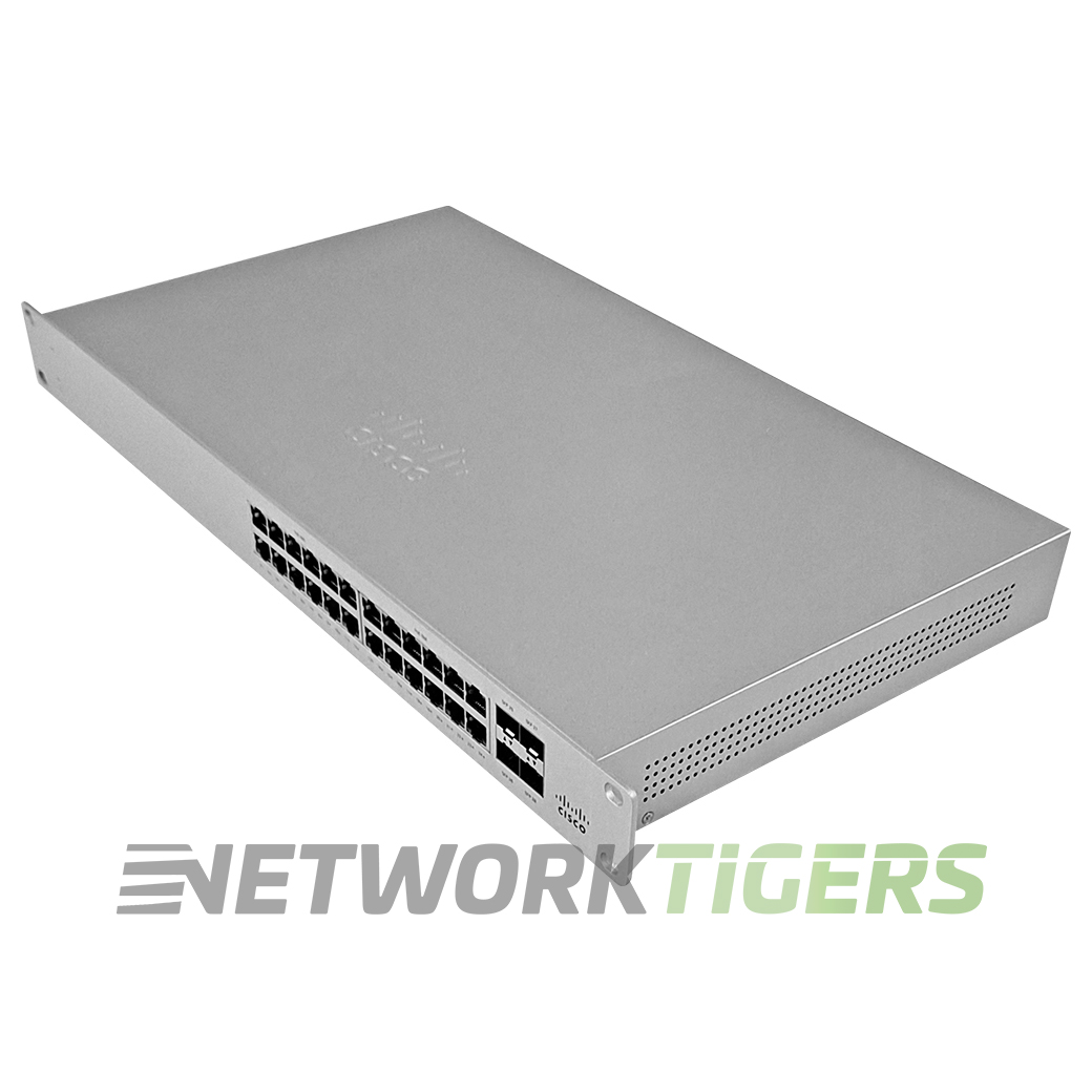 Cisco Meraki MS120-24P-HW 24x 1GB PoE+ RJ-45 4x 1GB SFP Unclaimed