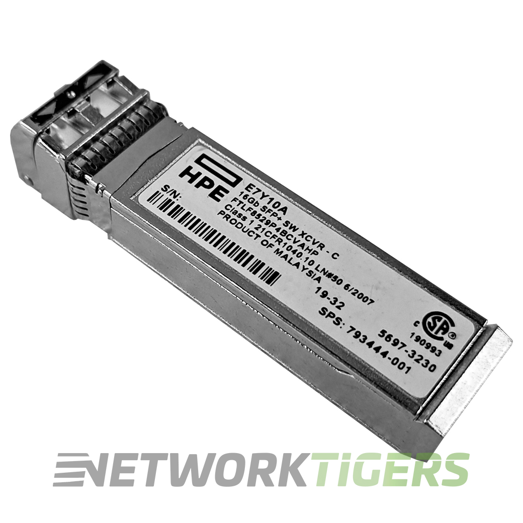HPE E7Y10A 16GB Fibre Channel SW XCVR-C LC Transceiver SFP+
