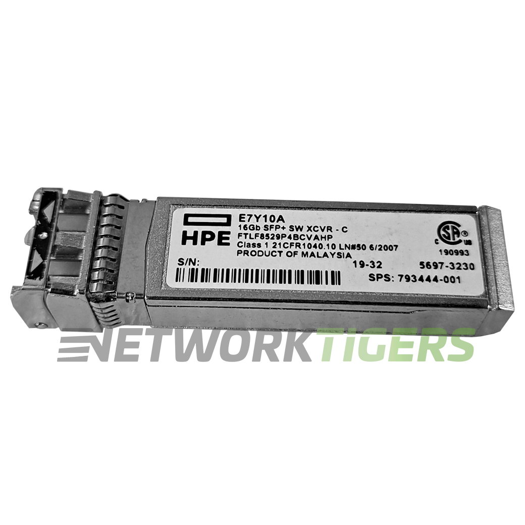 HPE E7Y10A 16GB Fibre Channel SW XCVR-C LC Transceiver SFP+