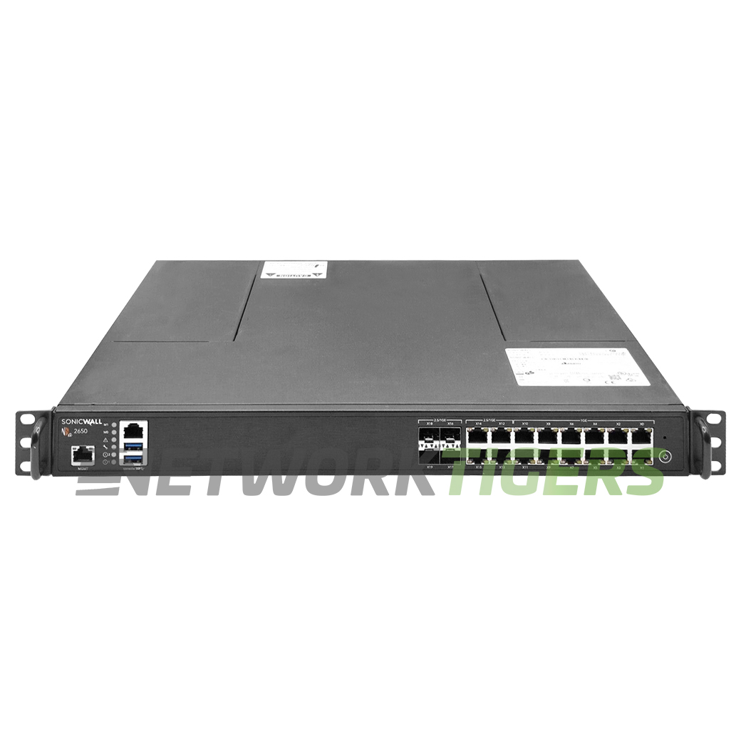 NEW SonicWall NSA 2650 01-SSC-1936 3 Gbps Firewall - Never Registered